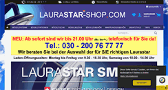 Desktop Screenshot of laurastar-shop.com